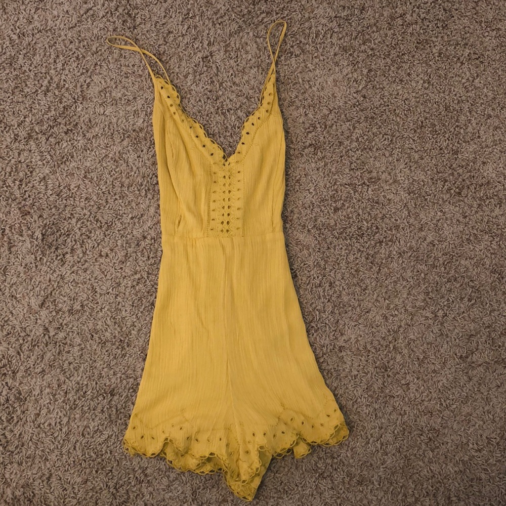 Yellow romper